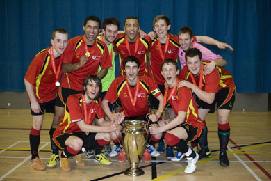 Teesside Champions of Great Britain (Photo courtesy: Boro Futsal)