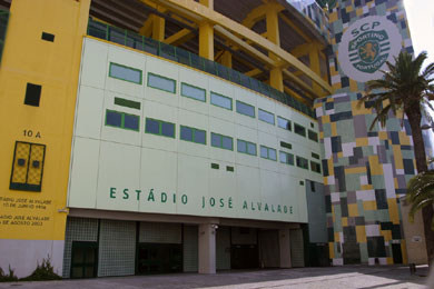 The impressive Estadio Jose Alvalade in Lisbon (Photo courtesy: Mike Thomas - Tranmere Futsal)