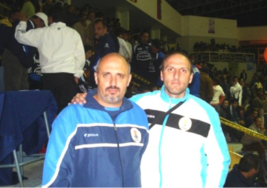 Anibal Roba (left) with Ariel Di Pierro (Photo courtesy: Mario Pizzorno)