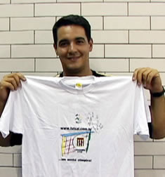 Tuca support the Olympic Futsal campaign! (Photo courtesy: Futsal.com.br)