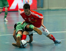 Arnaldo during a strange ballet! (Photo courtesy: Enrique Serrano - LNFS)