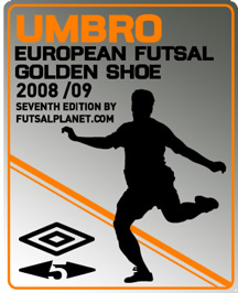 UMBRO European Futsal Golden Shoe 08/09 - 7th Edition by Futsalplanet.com