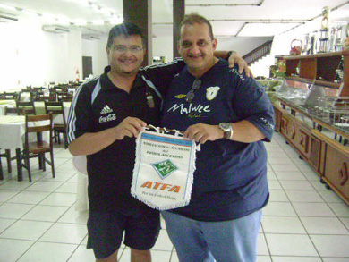 Coronel, Ferretti and... ATFA! (Photo courtesy: Beto Coronel - ATFA)