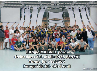 One more image from the Ferretti*s coaching clinic attended by Beto Coronel in Jaragu� do Sul (Photo courtesy: Beto Coronel - ATFA)