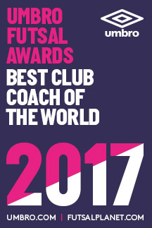 UMBRO Futsal Awards 2017 - Best Club Coach of the World: nominees
