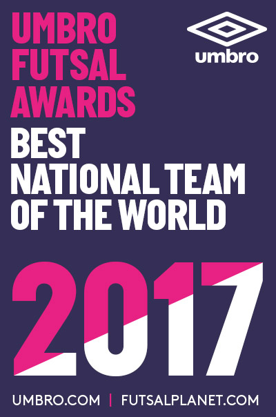 UMBRO Futsal Awards 2017 - Best National Team of the World: nominees