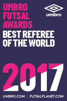 UMBRO Futsal Awards 2017 - Best Referee of the World: nominees