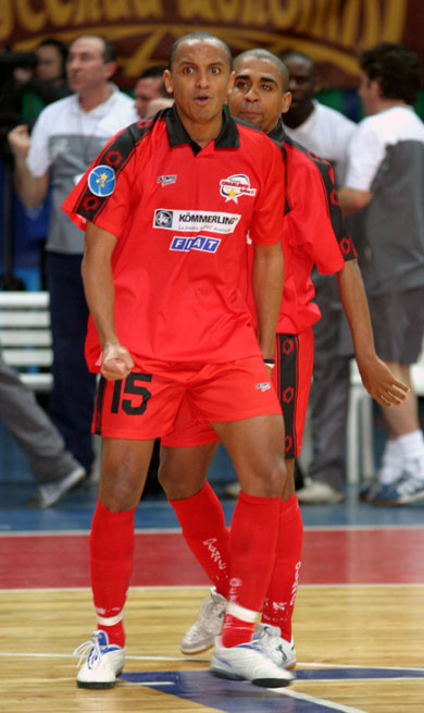 Henrique and Eder, two key players for Charleroi (Photo courtesy: Cedric Bouillon - Futsal Echo)