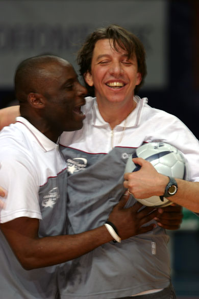 After a brillian career as a player, Sergio Benatti is doing great things on the bench! (Photo courtesy: Cedric Bouillon - Futsal Echo)