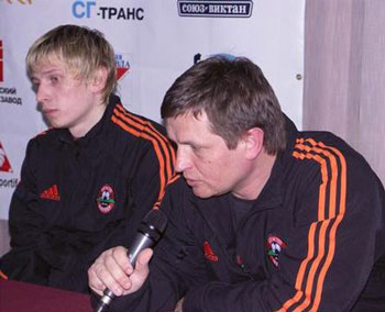Sytin and Solodovnyk*s disappointment after the match (Photo courtesy: Superleague)