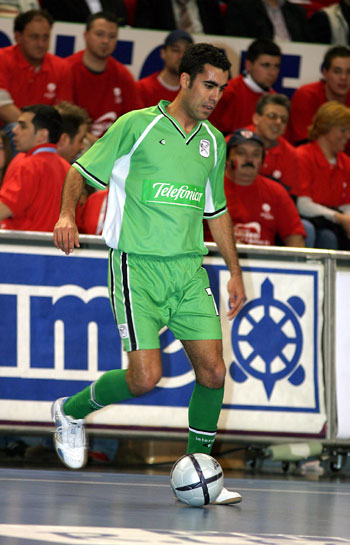 Andreu (Boomerang) in action (Photo courtesy: Cedric Bouillon - Futsal Echo)