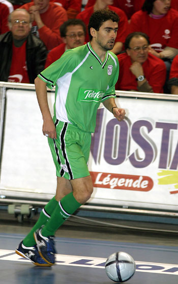 Daniel (Boomerang), European champion (Photo courtesy: Cedric Bouillon - Futsal Echo)
