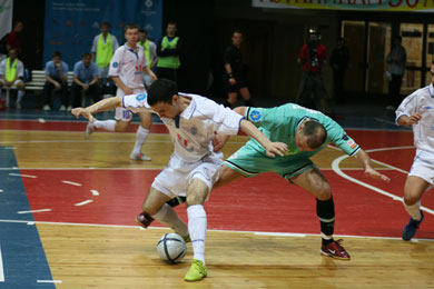 Malychev vs Schumacher (Photo courtesy: MFK Dinamo Moscow)