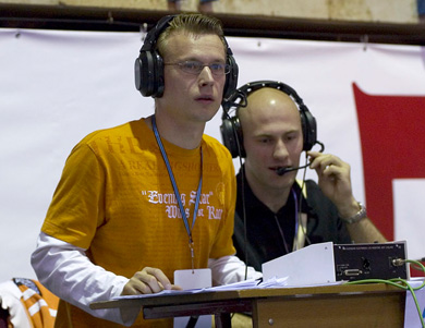 Russian press concentrated on the match (Photo courtesy: Konstantin Molchanov)