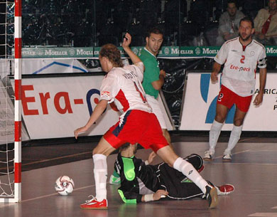 Era Pack Chrudim vs Cap del Carrer (Photo courtesy: Stanislav Musílek - Czech Futsal