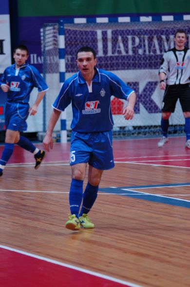 The russian national team player Malyshev in action (Photo courtesy: Igor Bogomolov - Dinamo Moscow)