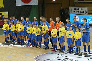 The Hungarian champion: Gödölloi Futsal Klub (Photo courtesy: Miklos Biszkup)