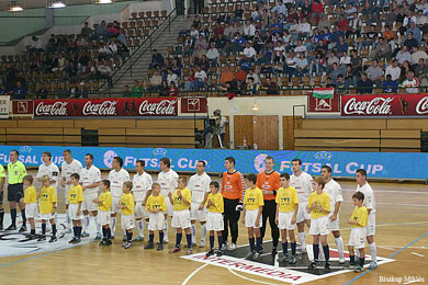 Godolloi Futsal Klub ready for the battle (Photo courtesy: Miklos Biszkup)