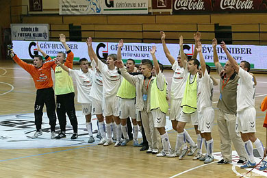 Godolloi Futsal Klub will enter the Elite Round! (Photo courtesy: Miklos Biszkup)