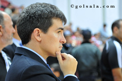 Juanlu is thinking how to defeat Benfica, Schumacher will help him (Photo courtesy: Enrique Serrano - Golsala)