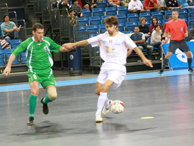 Alter Ego Luparense vs Tornado Chisinau (Photo courtesy: Brigitta So�s - Futsal Hungary)