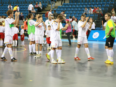 Time Lvov (Photo courtesy: Brigitta So�s - Futsal Hungary)