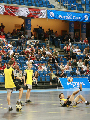 Time Lvov (Photo courtesy: Brigitta So�s - Futsal Hungary)