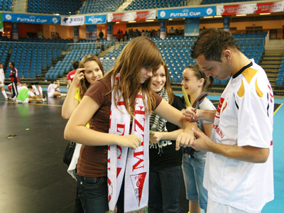 Time Lvov (Photo courtesy: Brigitta So�s - Futsal Hungary)