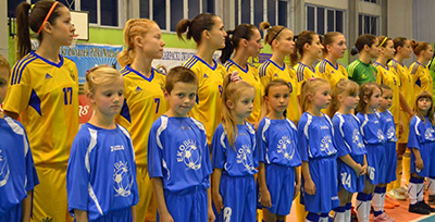 Ukrainian national team (Photo courtesy: Belichanka NPU)