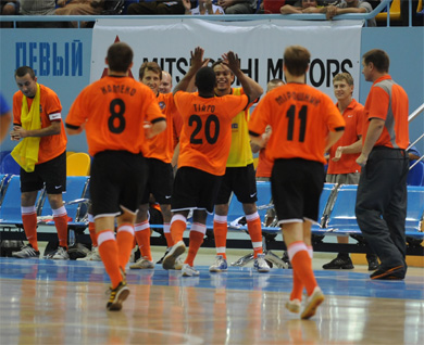 Tiago celebrating the second goal for Shakhtar (Photo courtesy: Shakhtar Donetsk)