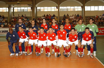 Ulbra, current leader (Photo courtesy: www.ligafutsal.com.br)