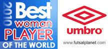 UMBRO Futsal Awards 2010 - Best Woman Player of the World
