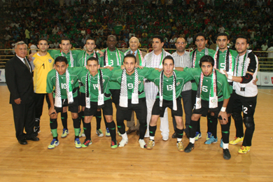 Libyan National team (Photo courtesy: Libyan Futsal Committee)