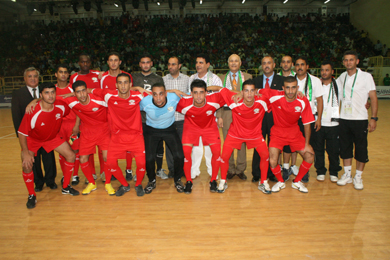 Palestinian National Team (Photo courtesy: Libyan Futsal Committee)