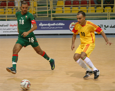 Morocco thrashed Algeria 7-0 (Photo courtesy: Libyan Futsal Committee)
