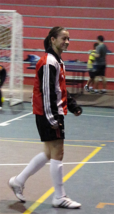 Alejandra P�rez, de la Universidad Nacional, junto a sus compa�eras volvi� a sonre�r en el torneo (Photo courtesy: Rafael Palacino)