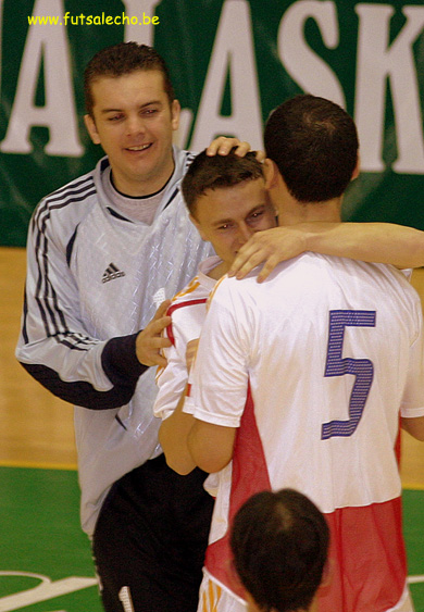 Belgium vs Romania (Photo courtesy: Cedric Bouillon - Futsal Echo)