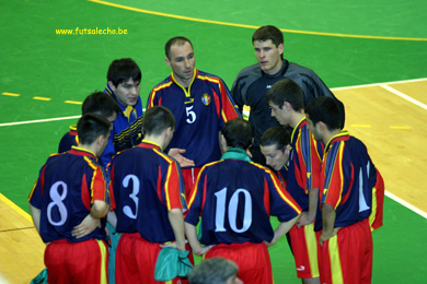 Slovenia vs Moldova (Photo courtesy: Cedric Bouillon - Futsal Echo)