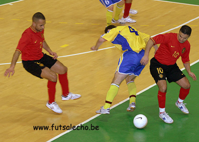 Belgium vs Moldova (Photo courtesy: Cedric Bouillon - Futsal Echo)