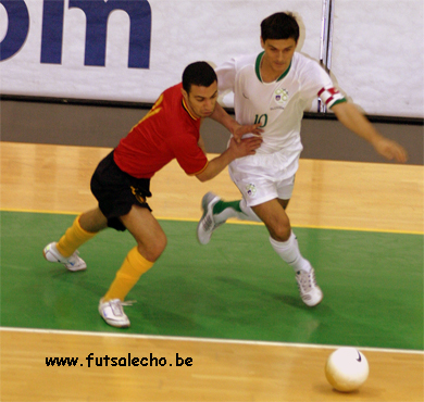 Slovenia vs Belgium (Photo courtesy: Cedric Bouillon - Futsal Echo)