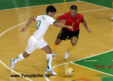 Slovenia vs Belgium (Photo courtesy: Cedric Bouillon - Futsal Echo)