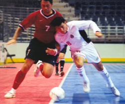 During the match (Photo courtesy: http://www.concacaf.com)