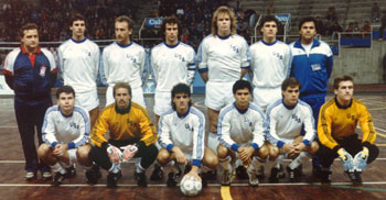 1987 U.S. Five-A-Side Team at FIFA Indoor Soccer Tournament in La Coru�a, Spain ...