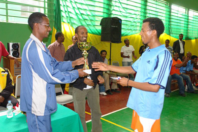 Awarding ceremony in Addis Ababa (Photo courtesy: Yonas Hagos)