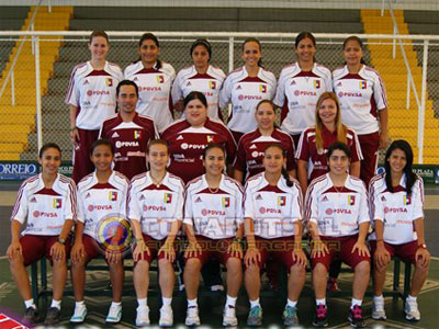 Venezuela Women National Team (Photo courtesy: CONAFUTSAL)