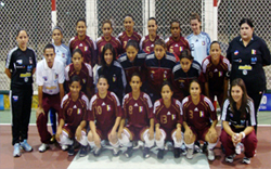 La Vinotinto will take part in the first ever Women Futsal World Tournament (Photo courtesy: Futbolsala.com.ve)