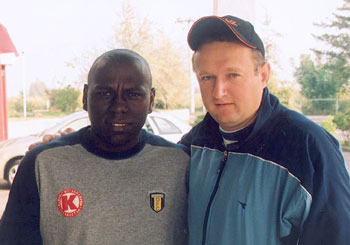 Vladimir Zavadski with the brazilian star Choco