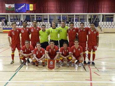 Game 2: Welsh National team ready to go! (Photo courtesy: FAW)