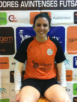 Sara Wallace, new goalkeeper of Restauradores Avintenses (Photo courtesy: Restauradores Avintenses)