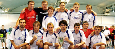 White Bear celebrating the title! (Photo courtesy: The Fa.com)